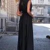 VESTIDO GENOVA MIDI - PRETO
