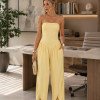 MACACÃO SARA JERSEY T.Q.C - AMARELO