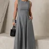 VESTIDO MADRID MIDI RODADO - CINZA