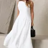 VESTIDO MADRID MIDI RODADO - OFF WHITE