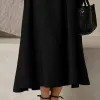 VESTIDO MADRID MIDI RODADO - PRETO