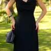 VESTIDO MANUELA LONGO DEGAGÊ - PRETO