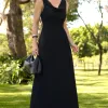 VESTIDO MANUELA LONGO DEGAGÊ - PRETO