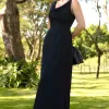 VESTIDO MANUELA LONGO DEGAGÊ - PRETO