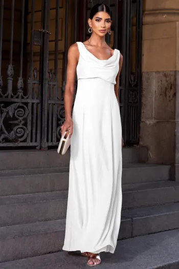 VESTIDO MANUELA LONGO DEGAGÊ - BRANCO