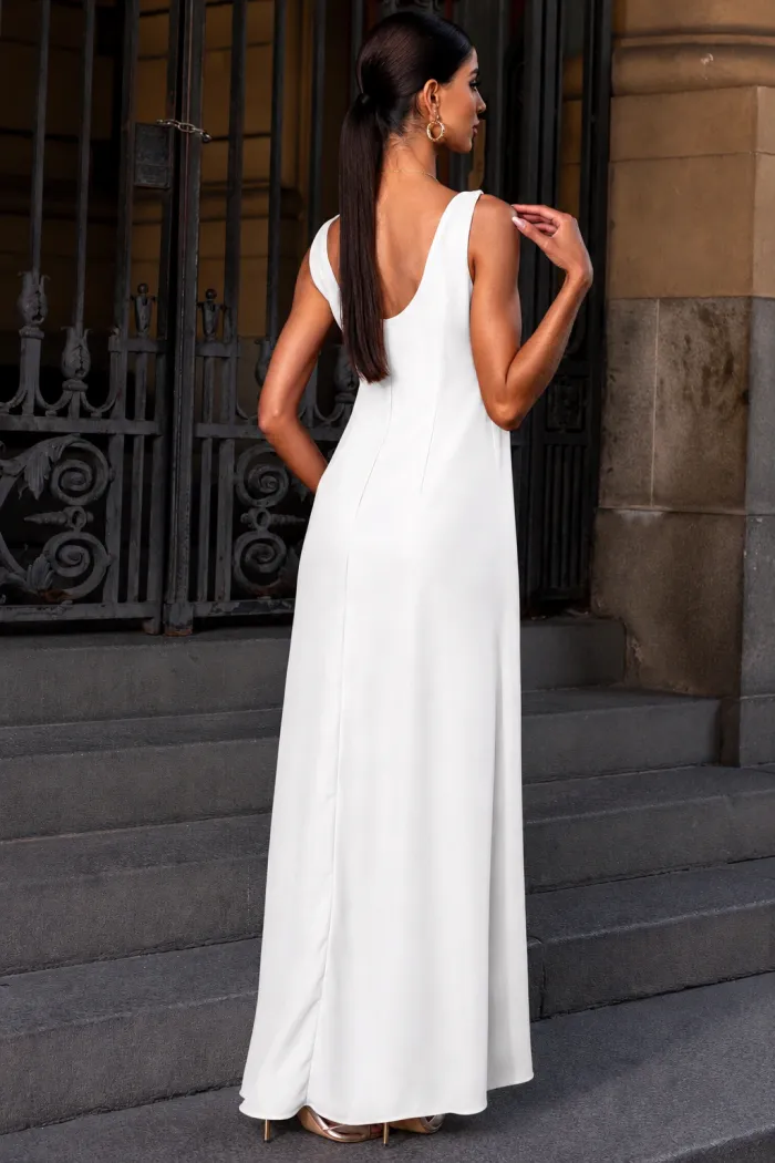 VESTIDO MANUELA LONGO DEGAGÊ - BRANCO