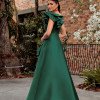 VESTIDO DE FESTA ANTONELLA ZIBELINE - VERDE ESMERALDA