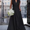 VESTIDO SASHA MIDI DECOTE TRANSPASSADO - PRETO