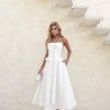 VESTIDO SEPHORA LAÇO BUSTO GODÊ - OFF WHITE