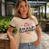 BLUSA ESTAMPADA LONDON - AMALFI SUMMER