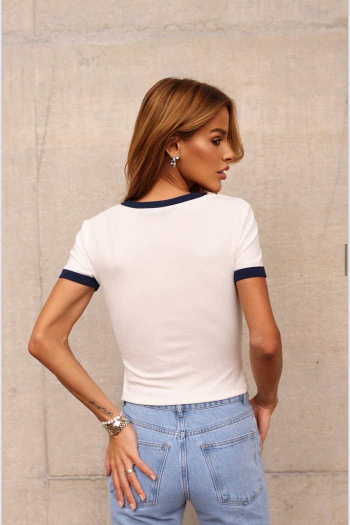 BLUSA ESTAMPADA LONDON - CONCHA