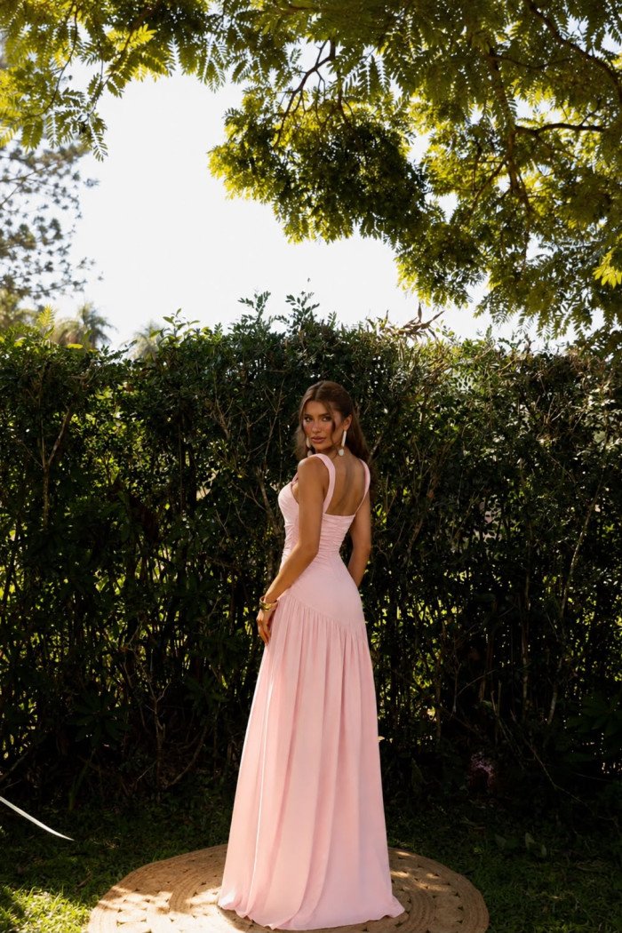 VESTIDO LILIAN JERSEY - ROSA