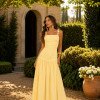 VESTIDO LILIAN JERSEY - AMARELO
