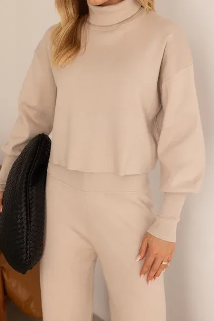 CONJUNTO GEÓRGIA BLUSA E CALÇA MODAL - BEGE