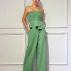 CONJUNTO LEBLON ALFAITARIA BLUSA PEPLUM DETALHE BOTÕES - VERDE