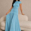 VESTIDO KÁTIA LONGO JERSEY CAPA - AZUL