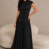 VESTIDO KÁTIA LONGO JERSEY CAPA - PRETO