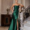 VESTIDO DE FESTA ALESSIA ZIBELINE T.Q.C - VERDE ESMERALDA