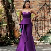 VESTIDO GLAM DECOTE CORAÇÃO ZIBELINE T.Q.C - ROXO