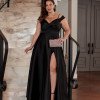 VESTIDO DE FESTA ANGÊLA PLUS ZIBELINE - PRETO