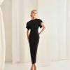 VESTIDO MIDI LOREN - PRETO