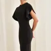 VESTIDO MIDI LOREN - PRETO