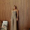 CONJUNTO NAPOLEÃO BLUSA E CALÇA - VERDE MUSGO