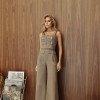 CONJUNTO NAPOLEÃO BLUSA E CALÇA - VERDE MUSGO
