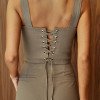 CONJUNTO NAPOLEÃO BLUSA E CALÇA - VERDE MUSGO