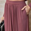 CONJUNTO SUÉCIA CALÇA ALADIM E BLUSA DREPEADA - ROSA SECO