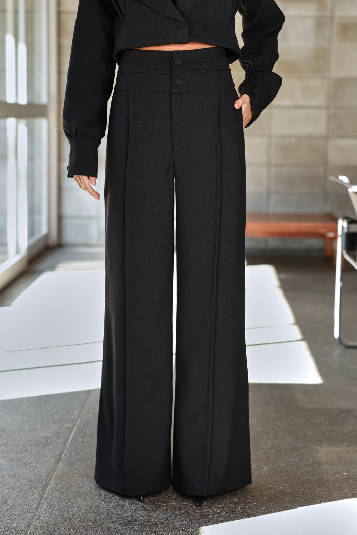 CALÇA SUÍÇA SOFT ALFAIATARIA WOOL - PRETO