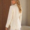 BLAZER KARINA ALFAIATARIA BOTÕES BALMAIN - AREIA
