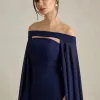 VESTIDO SANTORINI COM CAPA AVULSA - AZUL MARINHO