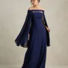 VESTIDO SANTORINI COM CAPA AVULSA - AZUL MARINHO