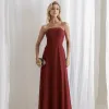 VESTIDO SANTORINI COM CAPA AVULSA - VINHO