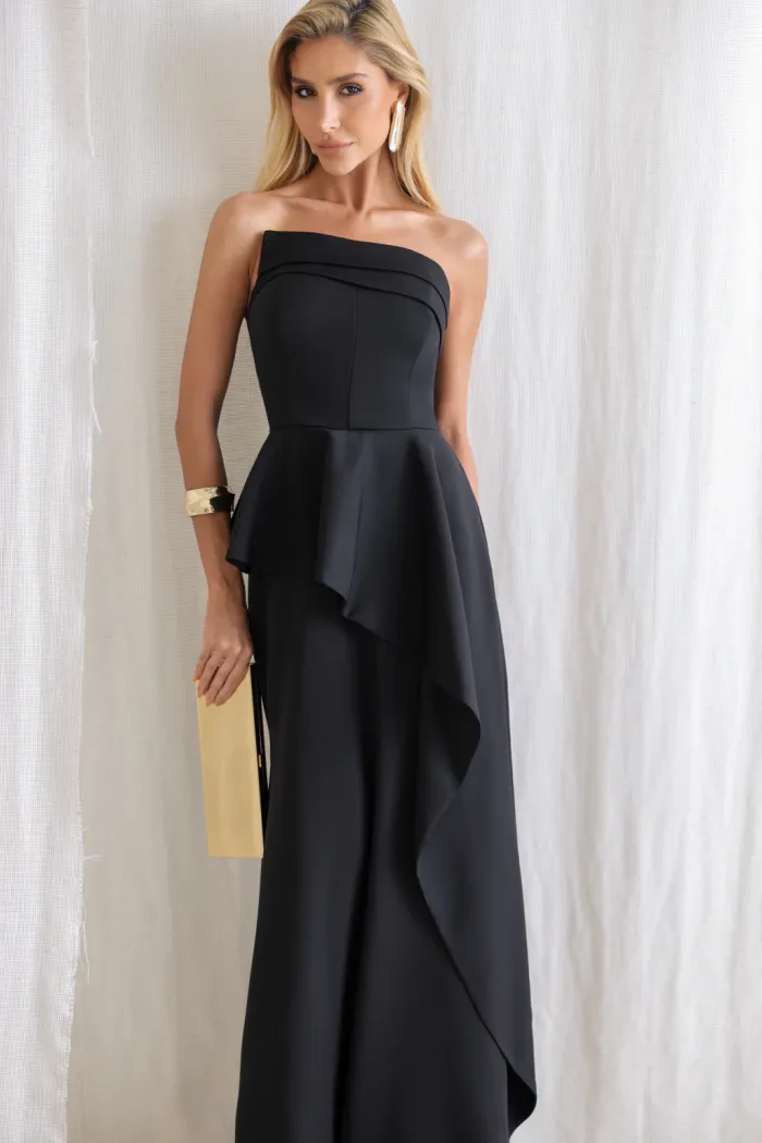 VESTIDO SEUL TOMARA QUE CAIA - PRETO
