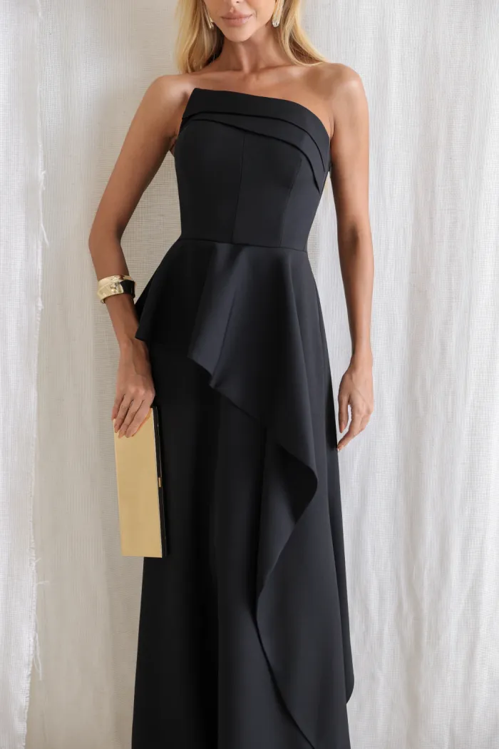 VESTIDO SEUL TOMARA QUE CAIA - PRETO