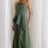 VESTIDO SEUL TOMARA QUE CAIA - VERDE OLIVA