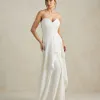 VESTIDO CHICAGO LONGO GODÊ NOIVINHAS - OFF WHITE
