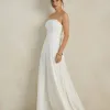 VESTIDO MALDIVAS CAPA DE LAÇO NOIVINHAS - OFF WHITE