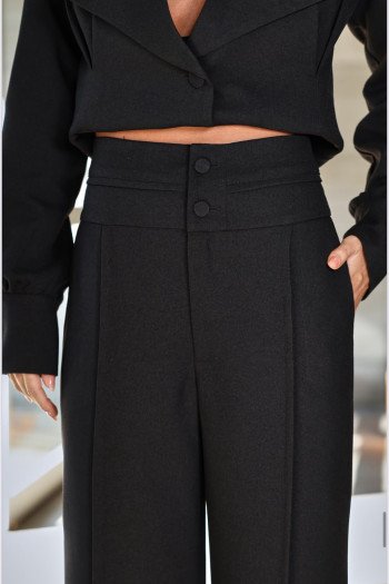 CALÇA SUÍÇA SOFT ALFAIATARIA WOOL - PRETO