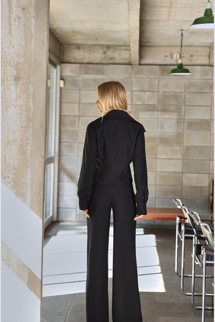 CALÇA SUÍÇA SOFT ALFAIATARIA WOOL - PRETO