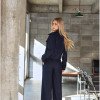 CALÇA SUÍÇA SOFT ALFAIATARIA WOOL - AZUL MARINHO