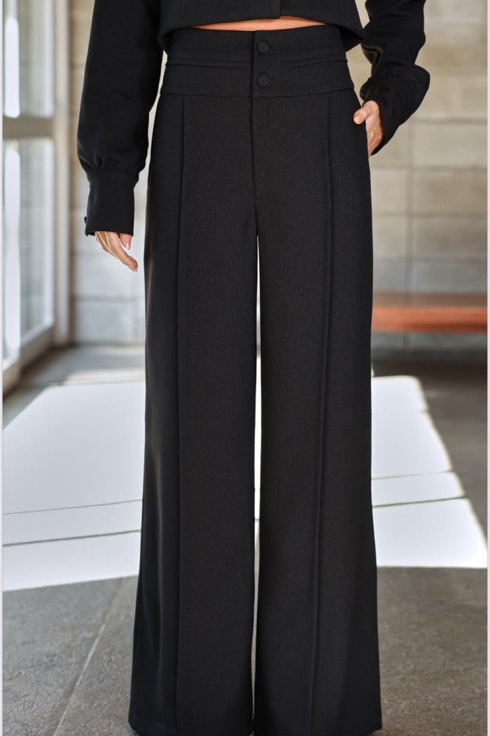 CALÇA SUÍÇA SOFT ALFAIATARIA WOOL - PRETO
