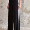 CONJUNTO AMSTERDÃ REGATA E CALÇA LISTRADO - PRETO