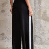 CONJUNTO AMSTERDÃ REGATA E CALÇA LISTRADO - PRETO