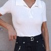 BLUSA JASMINE POLO - OFF WHITE