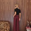 CALÇA JOSIANE CUPRO - VINHO