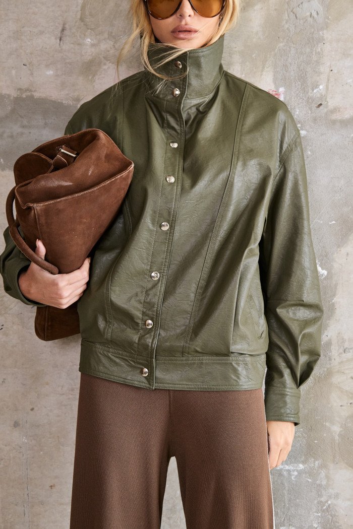 JAQUETA BOMBER COURINO - VERDE MILITAR