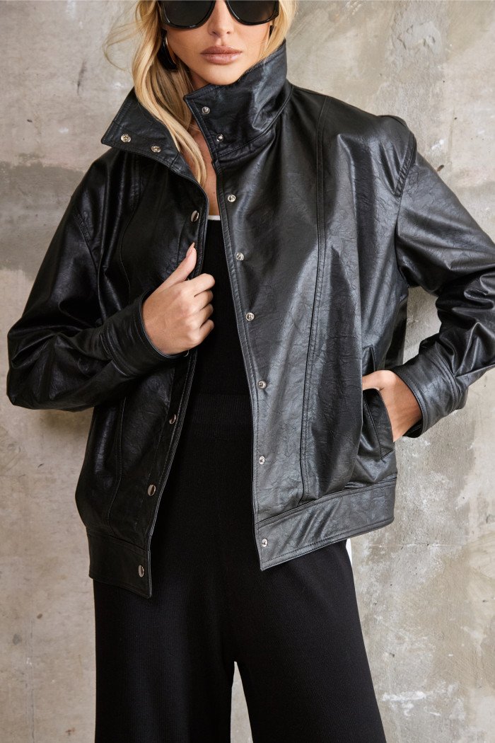 JAQUETA BOMBER COURINO - PRETO